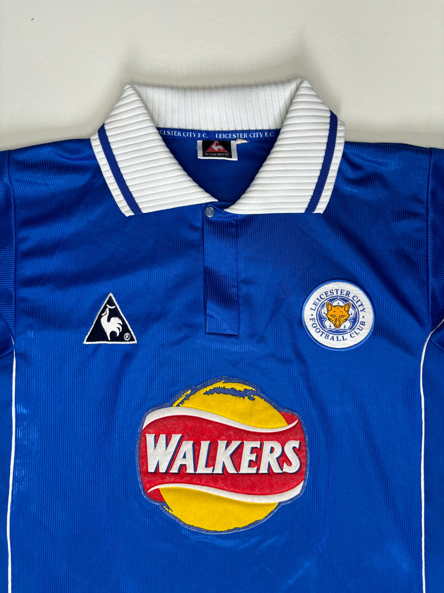 Leicester City Home Shirt 2000/01 (M) Mancini 10