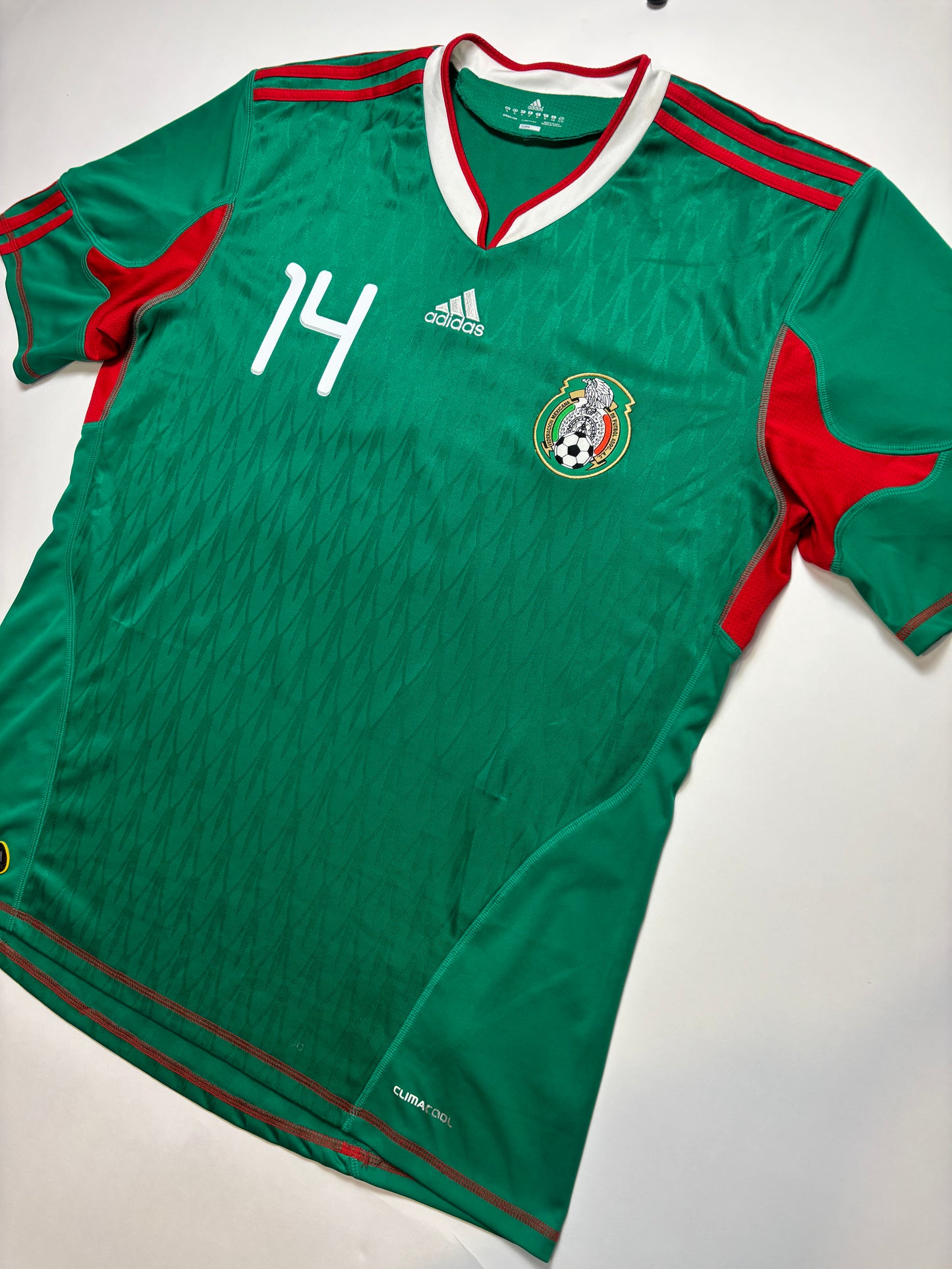 Mexico Home Shirt 2010/11 (XL) J.Hernandez 14