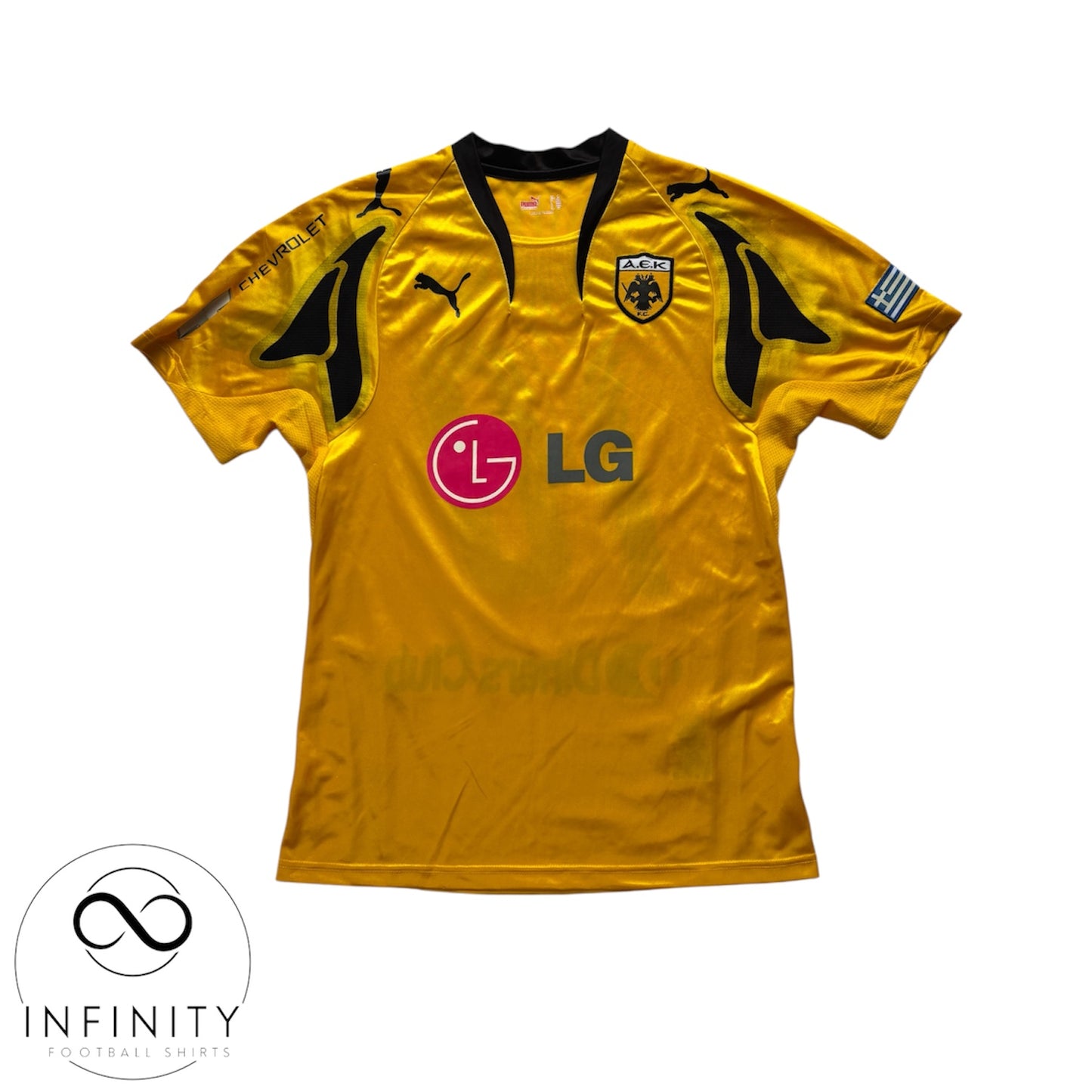 AEK Athens Home Shirt 2007/08 (M) Rivaldo 10