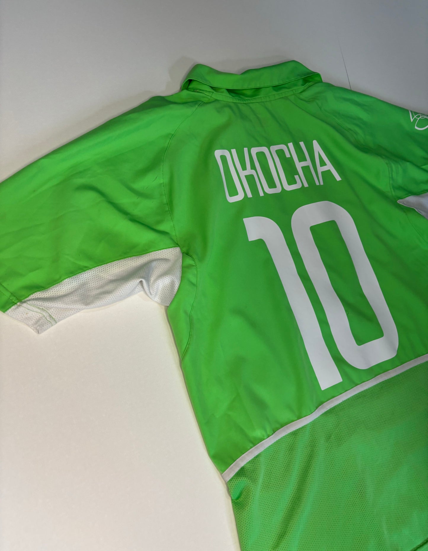 Nigeria Home Shirt 2002/04 (M) Okocha 10