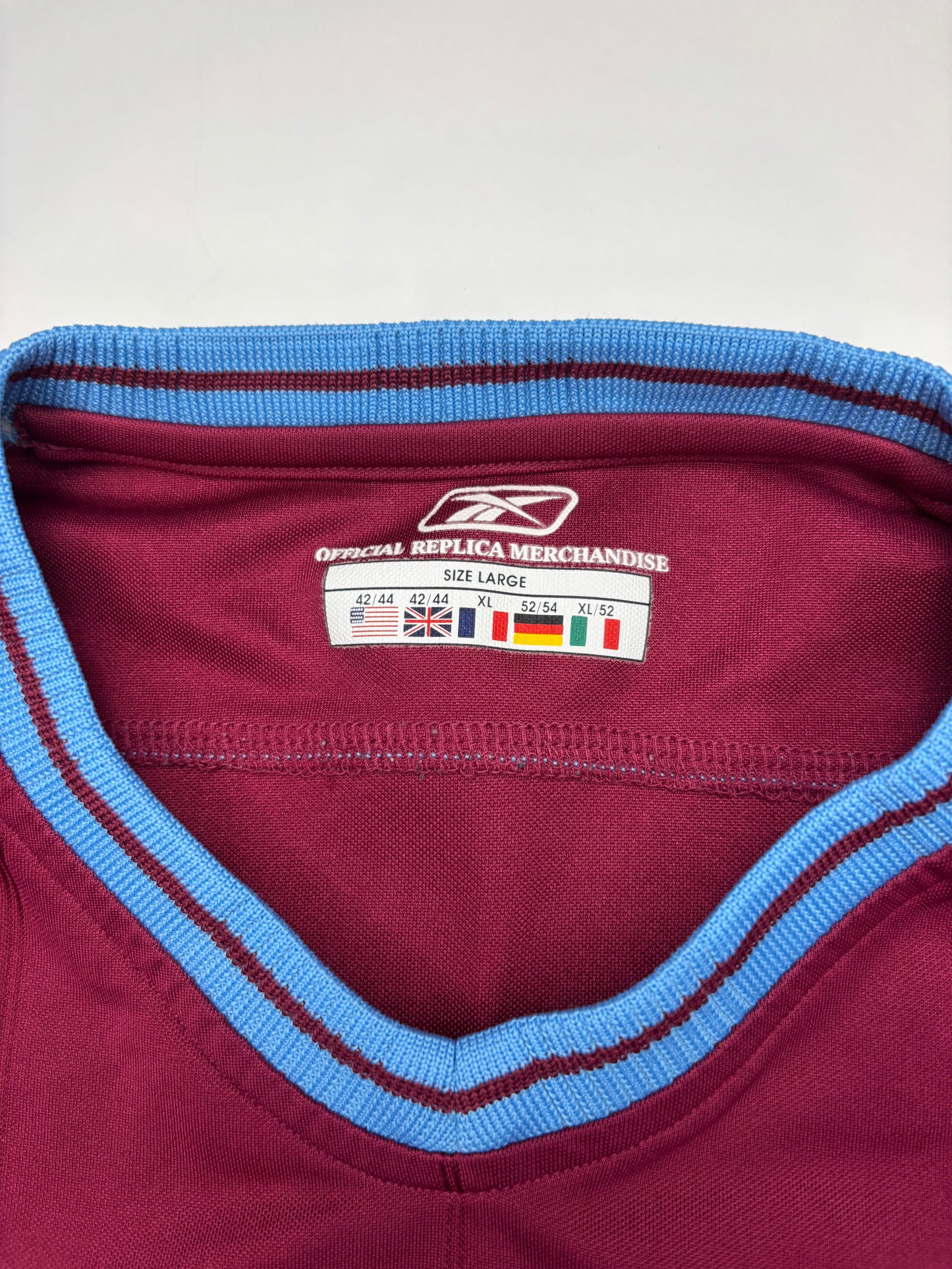 West Ham United Home Shirt LS 2001/03 (L) Carrick 6