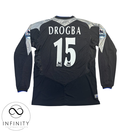 Chelsea Away Shirt 2004/05 LS (M) Drogba 15