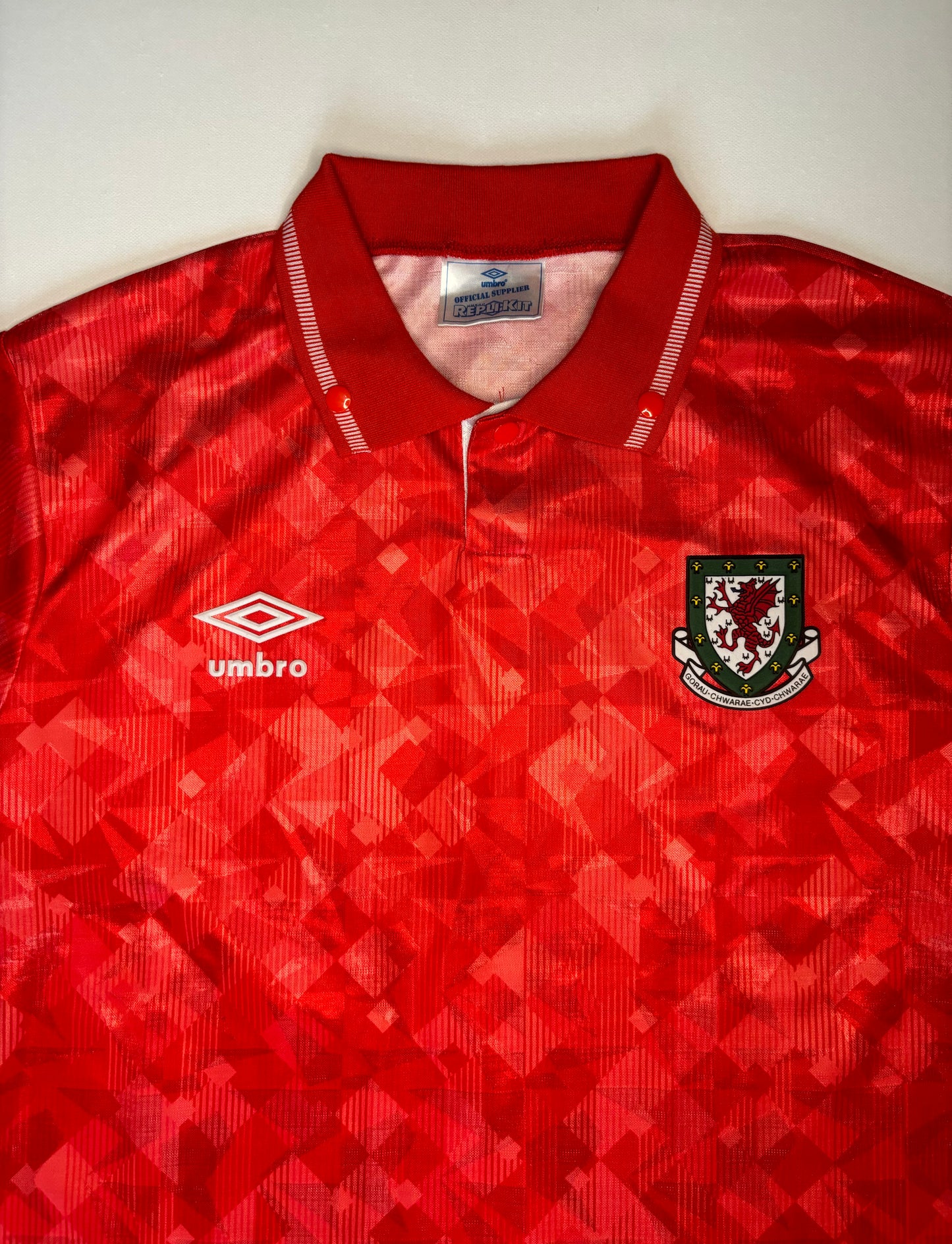 Wales Home Shirt 1990/92 (L)