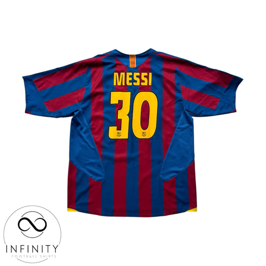 Barcelona Home Shirt 2005/06 (XL) Messi 30