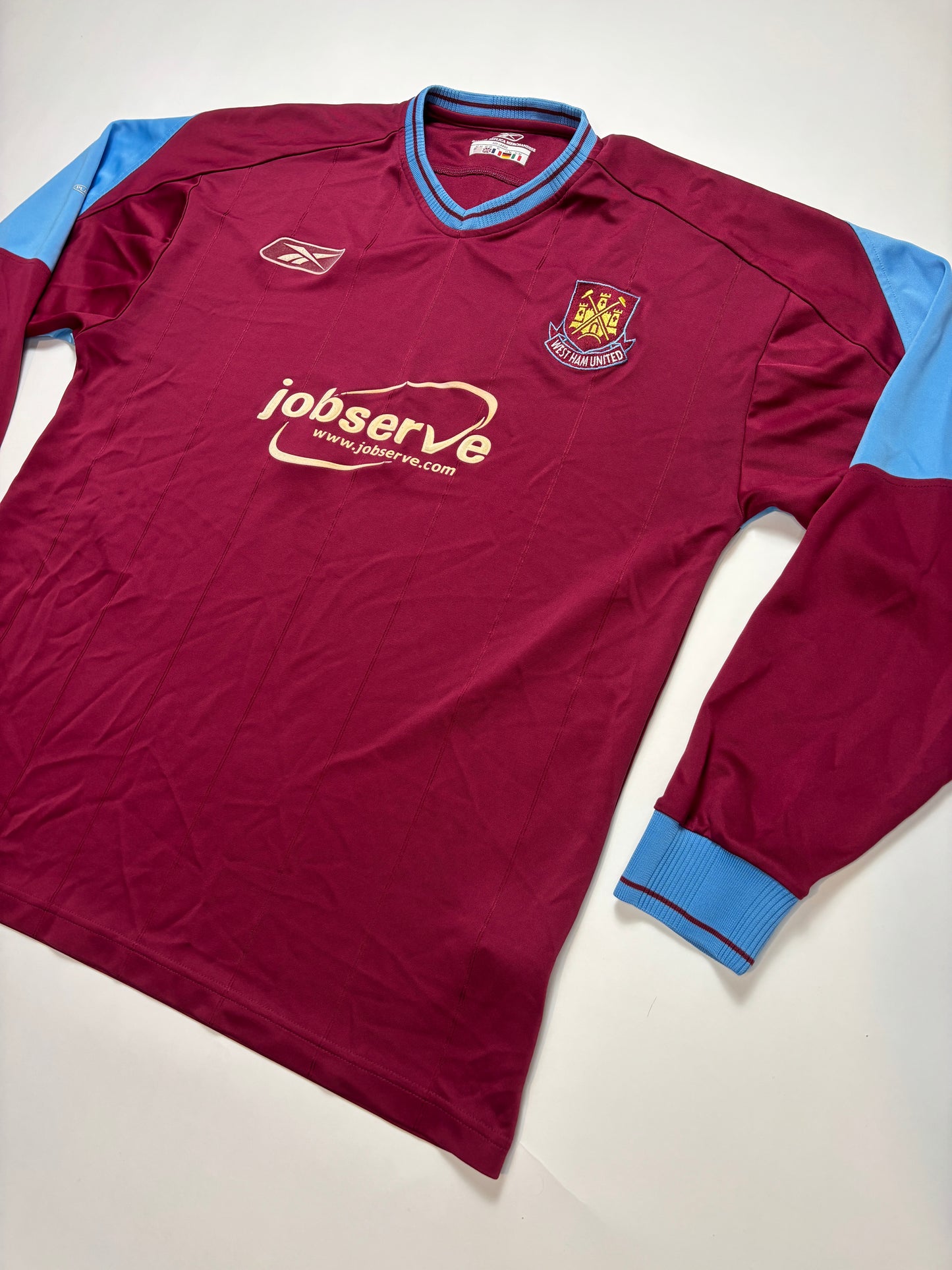West Ham United Home Shirt LS 2001/03 (L) Carrick 6