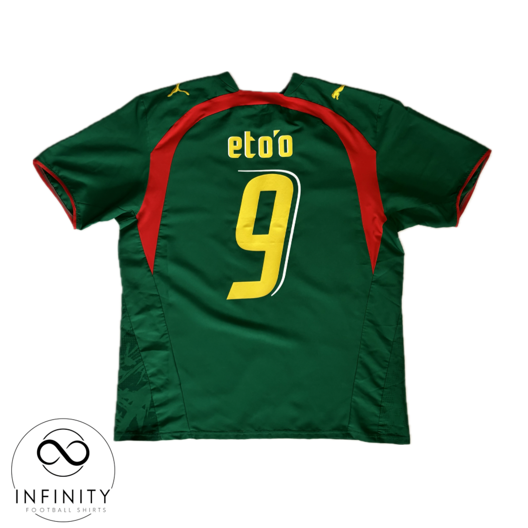 Cameroon Home Shirt 2006/08 (L) Eto’o 9