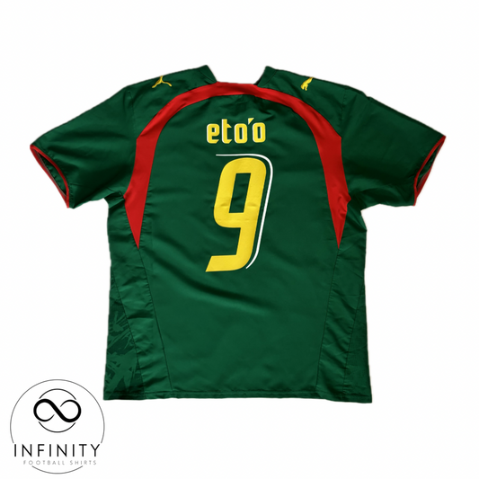 Cameroon Home Shirt 2006/08 (L) Eto’o 9