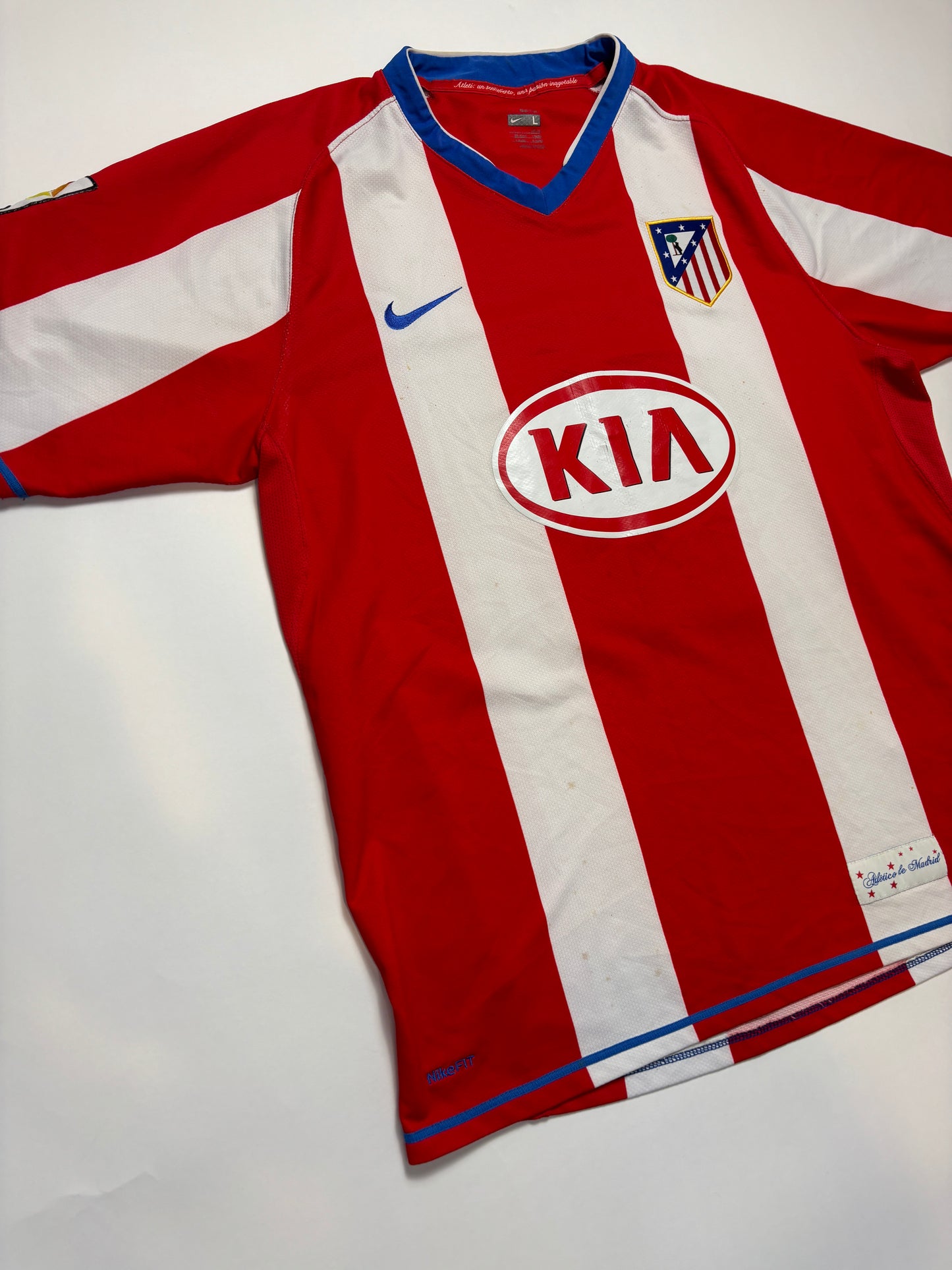 Atletico Madrid Home Shirt 2007/08 (L) Kun Aguero 10