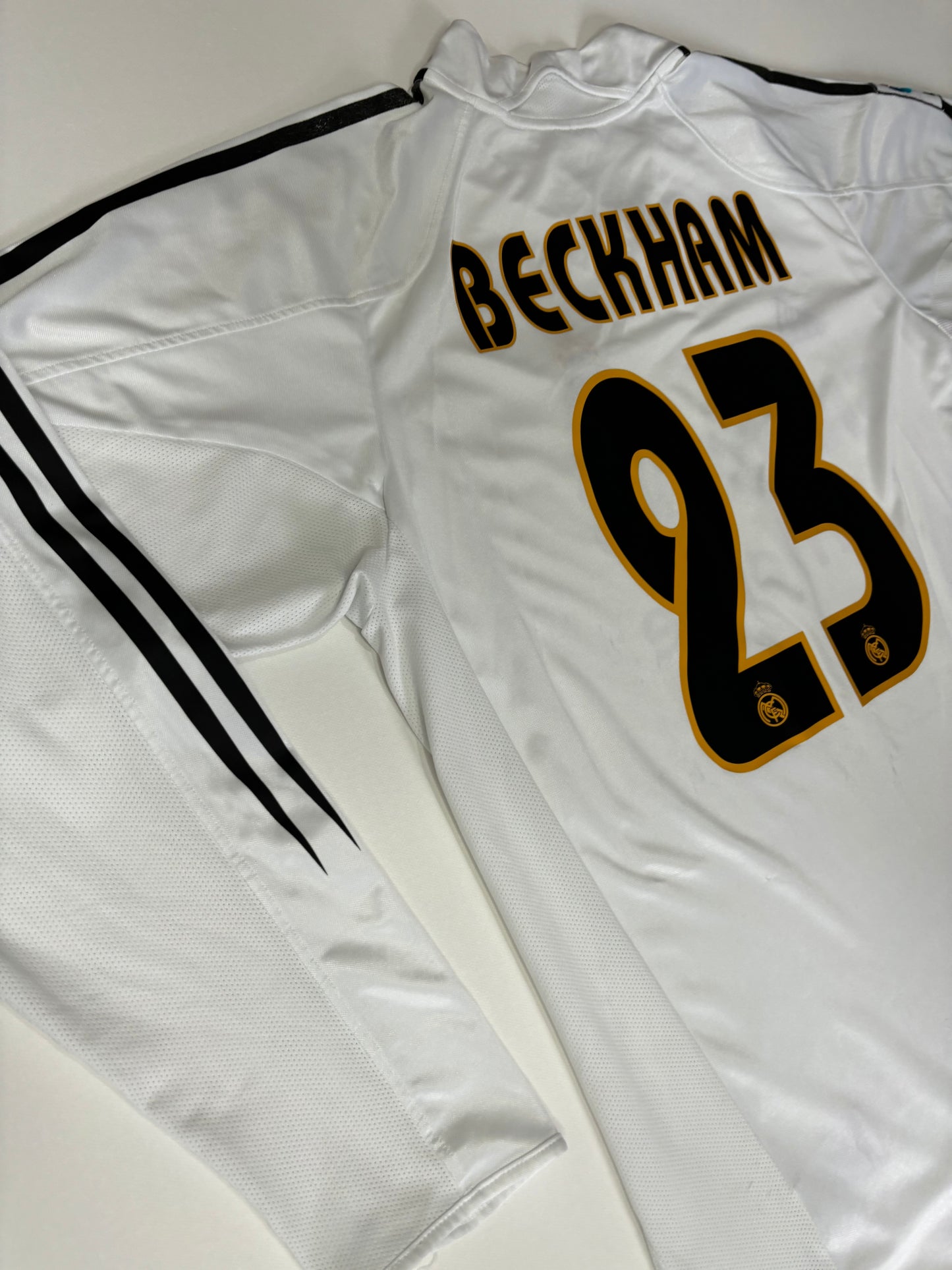 Real Madrid Home Shirt LS 2004/05 (L) Beckham 23