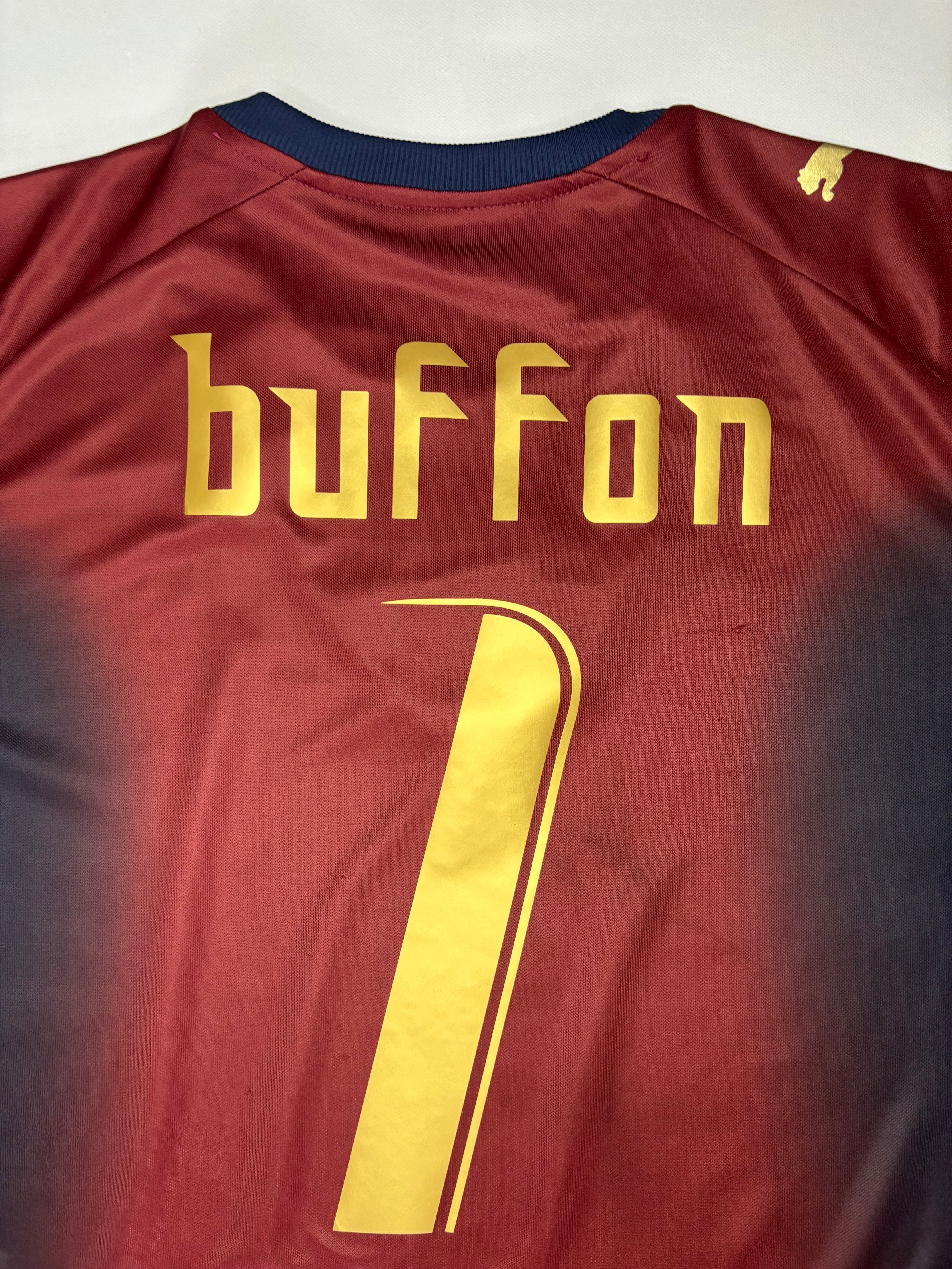 Italy Away Goalkeeper Shirt 2006 (L) Buffon 1 – Infinity