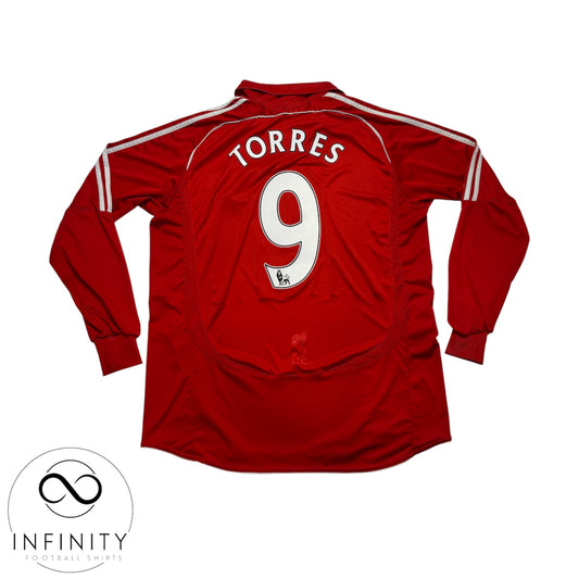 Liverpool Home Shirt 2007/08 LS (XL) Torres 9