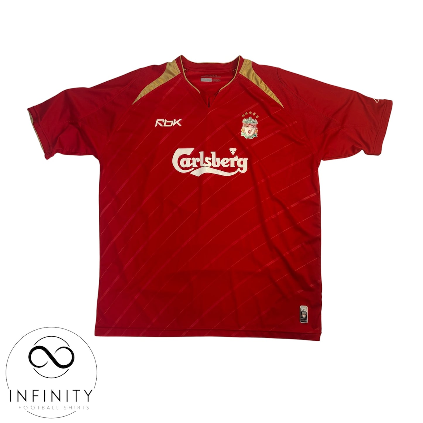 Liverpool Home European Shirt 2005/06 (XL) Gerrard 8