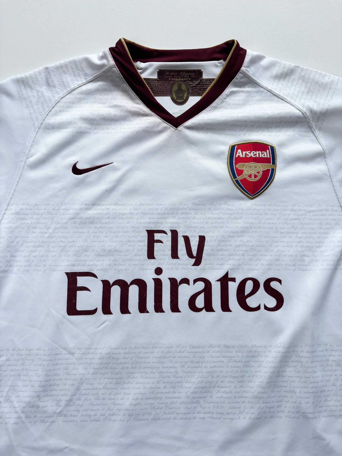 Arsenal Away Shirt 2007/08 (XL) Gilberto 19