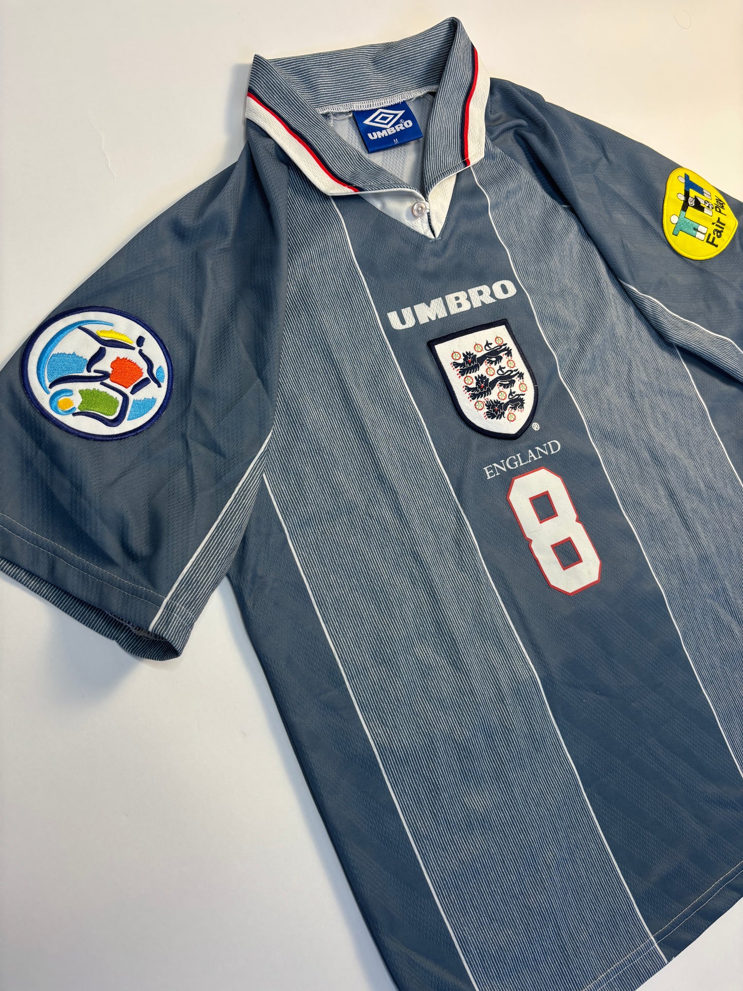 England Away Shirt 1996/97 (M) Gascoigne 8