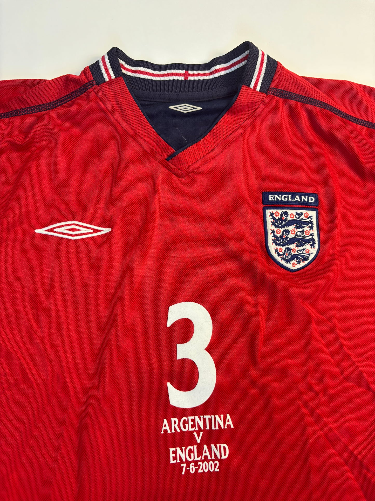 England Away Shirt 2002/04 (XL) A.Cole 3