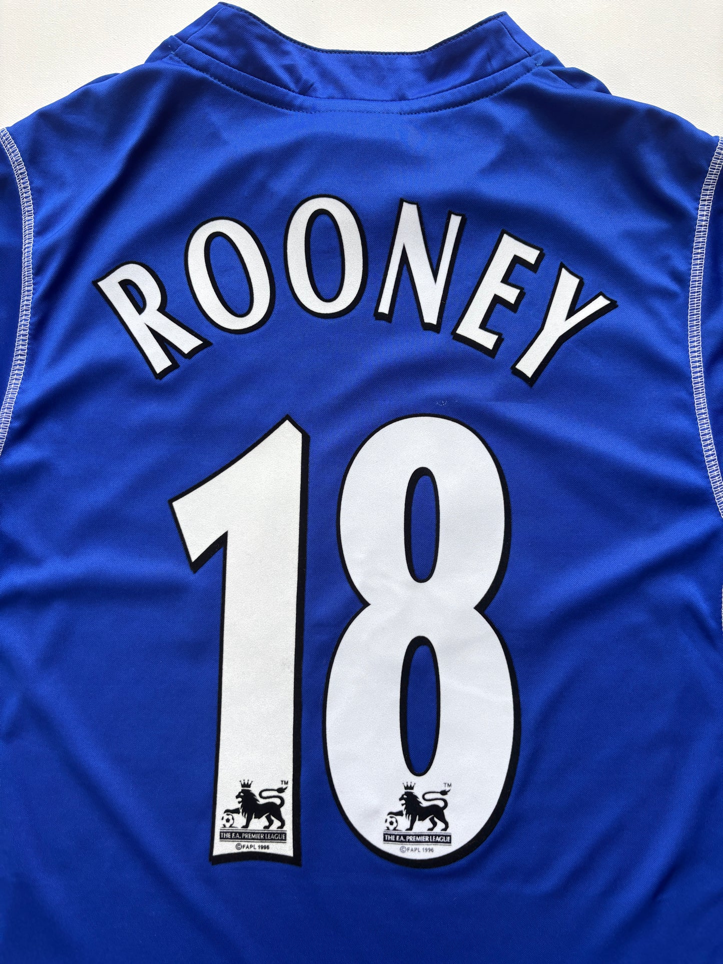 Everton Home Shirt LS 2002/03 (M) Rooney 18