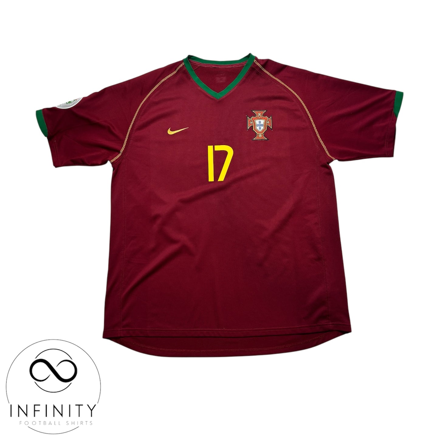Portugal Home Shirt 2006/08 (XL) C.Ronaldo 17