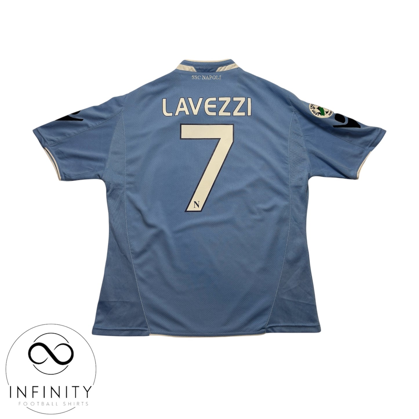 Napoli Home Shirt 2009/10 (M) Lavezzi 7