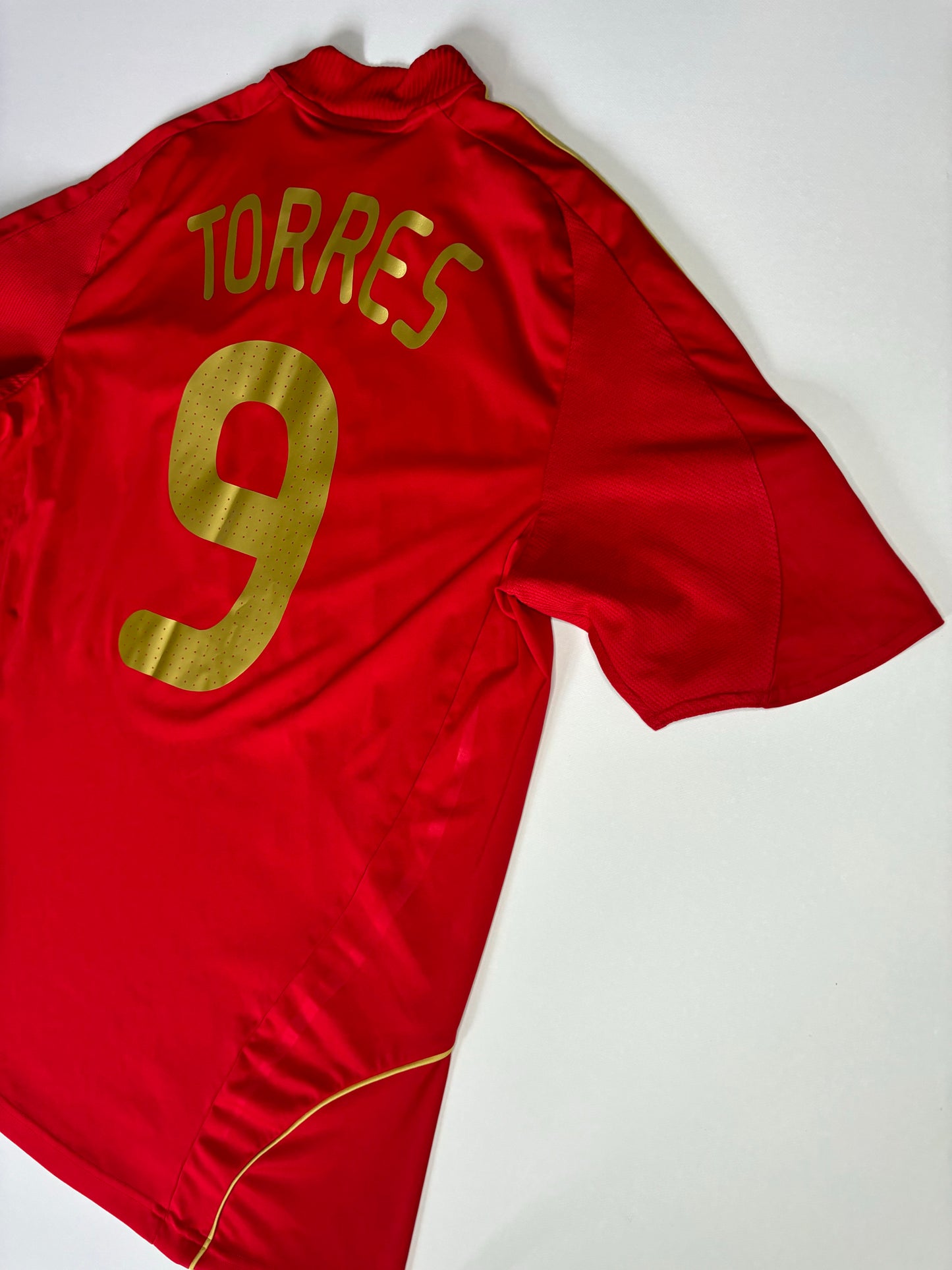 Spain Home Shirt 2008/09 (L) Torres 9