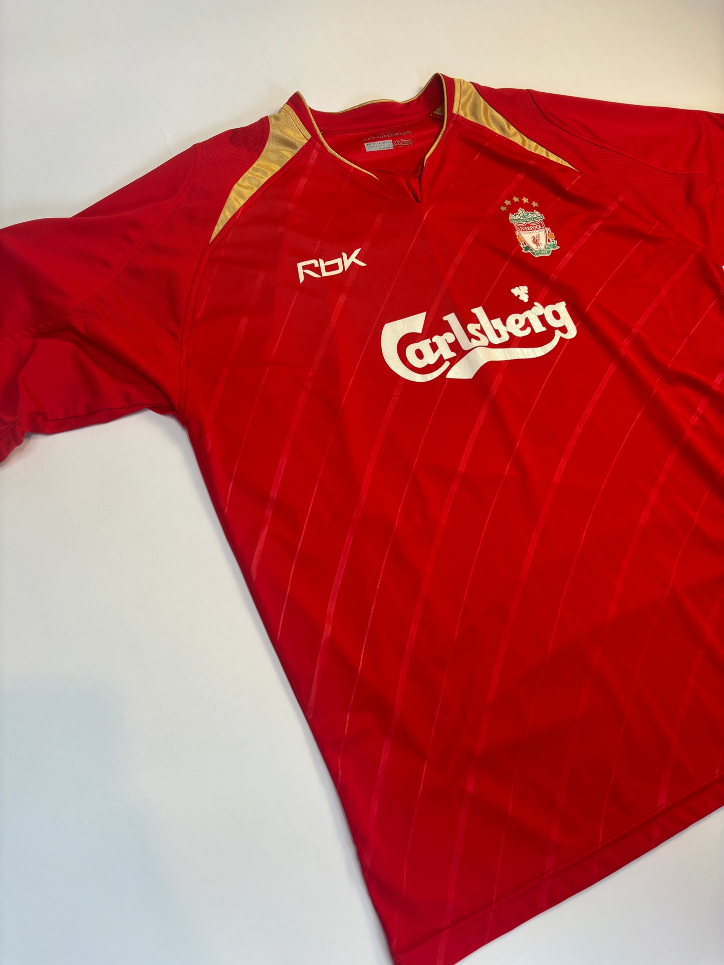 Liverpool Home European Shirt 2005/06 (XL) Gerrard 8