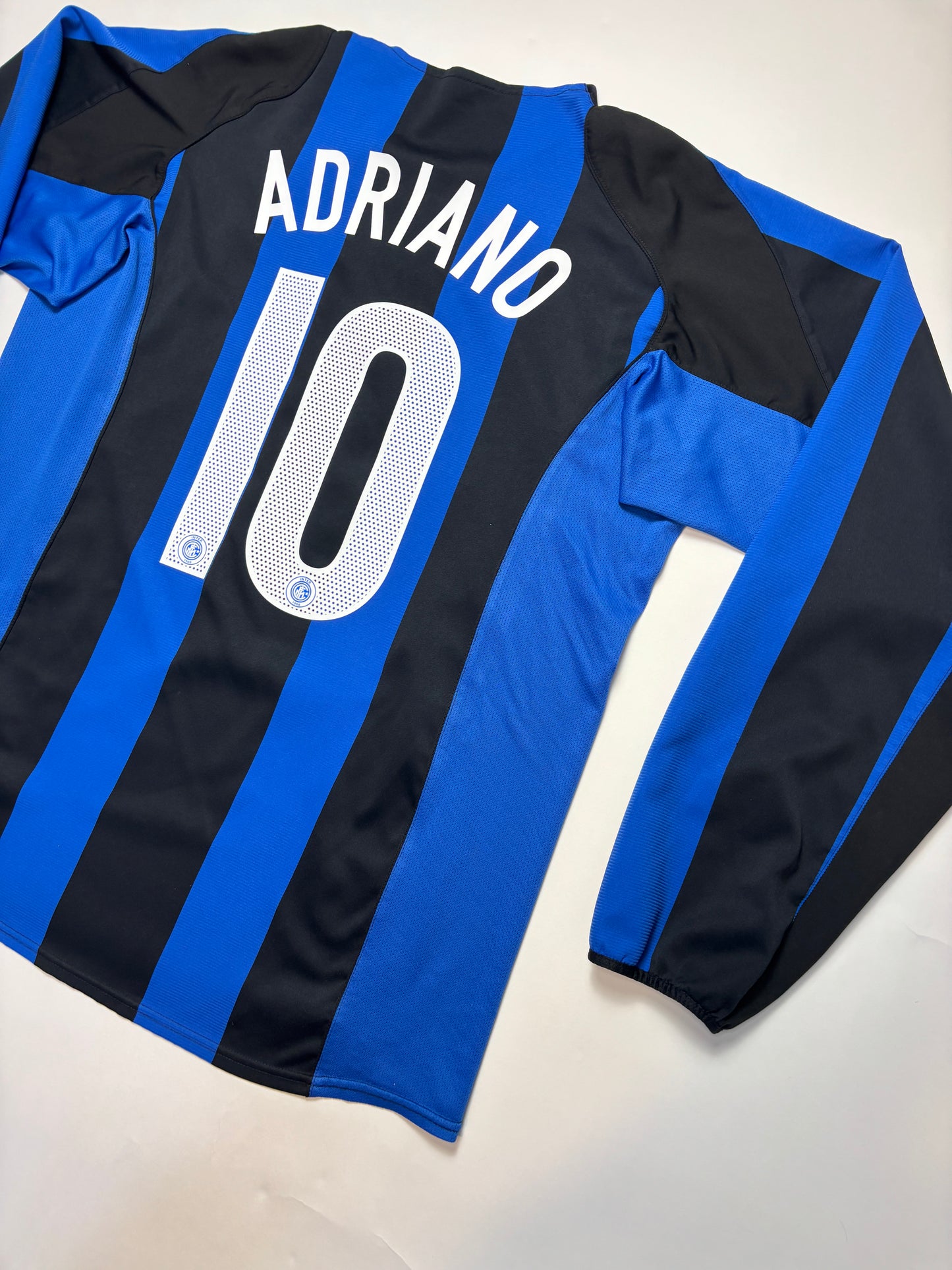 Inter Milan Home Shirt 2004/05 LS (XL) Adriano 10