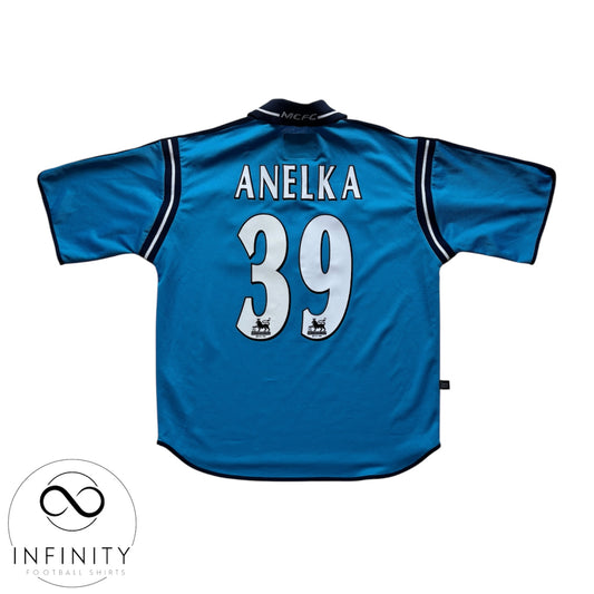 Manchester City Home Shirt 2002/03 (M) Anelka 39